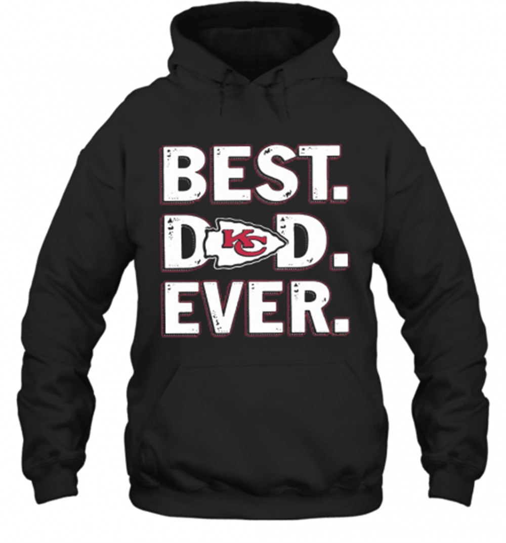 Kansas City Chiefs Best Dad Ever Happy FatherS Day T-Shirt