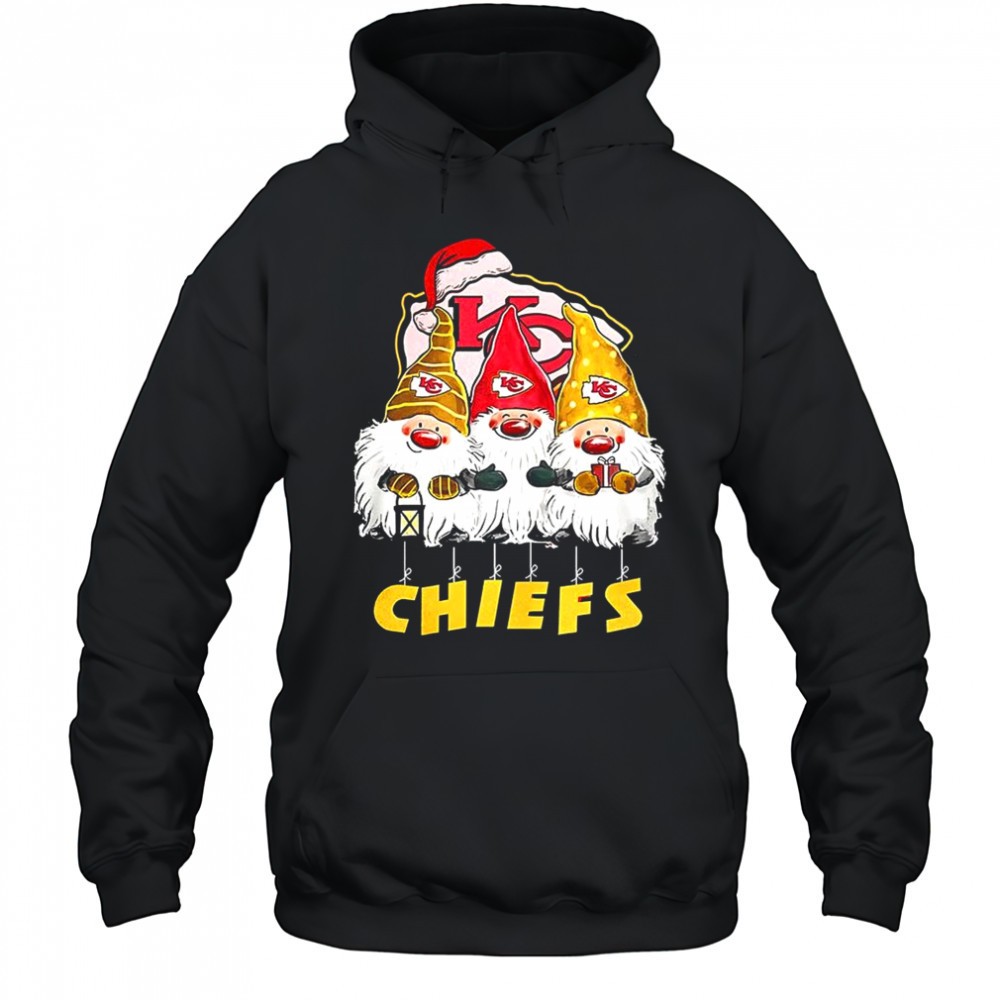 Kansas City Chiefs football gnomes Christmas shirt