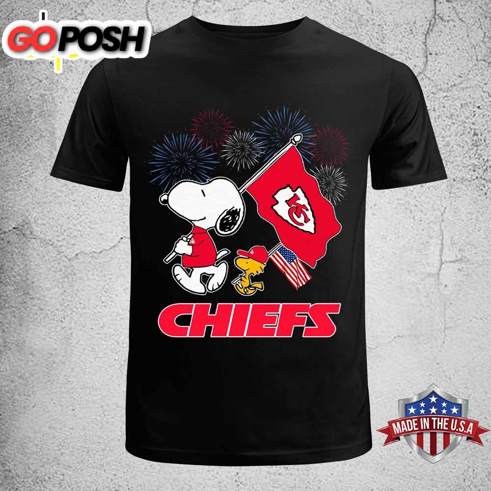 Kansas City Chiefs Happy 4th Of July Independence Day Unisex T-Shirt