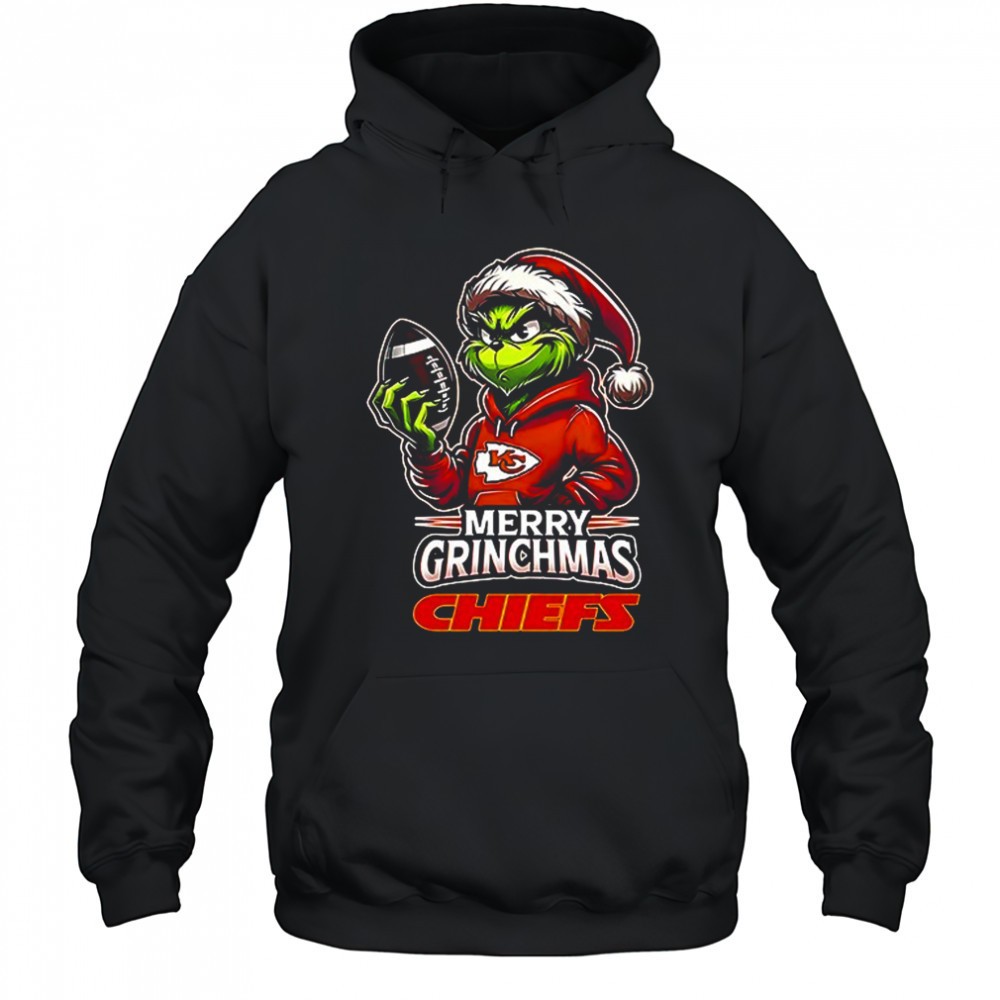Kansas City Chiefs Merry Grinchmas they hate us because they aint us Graphic T-Shirt