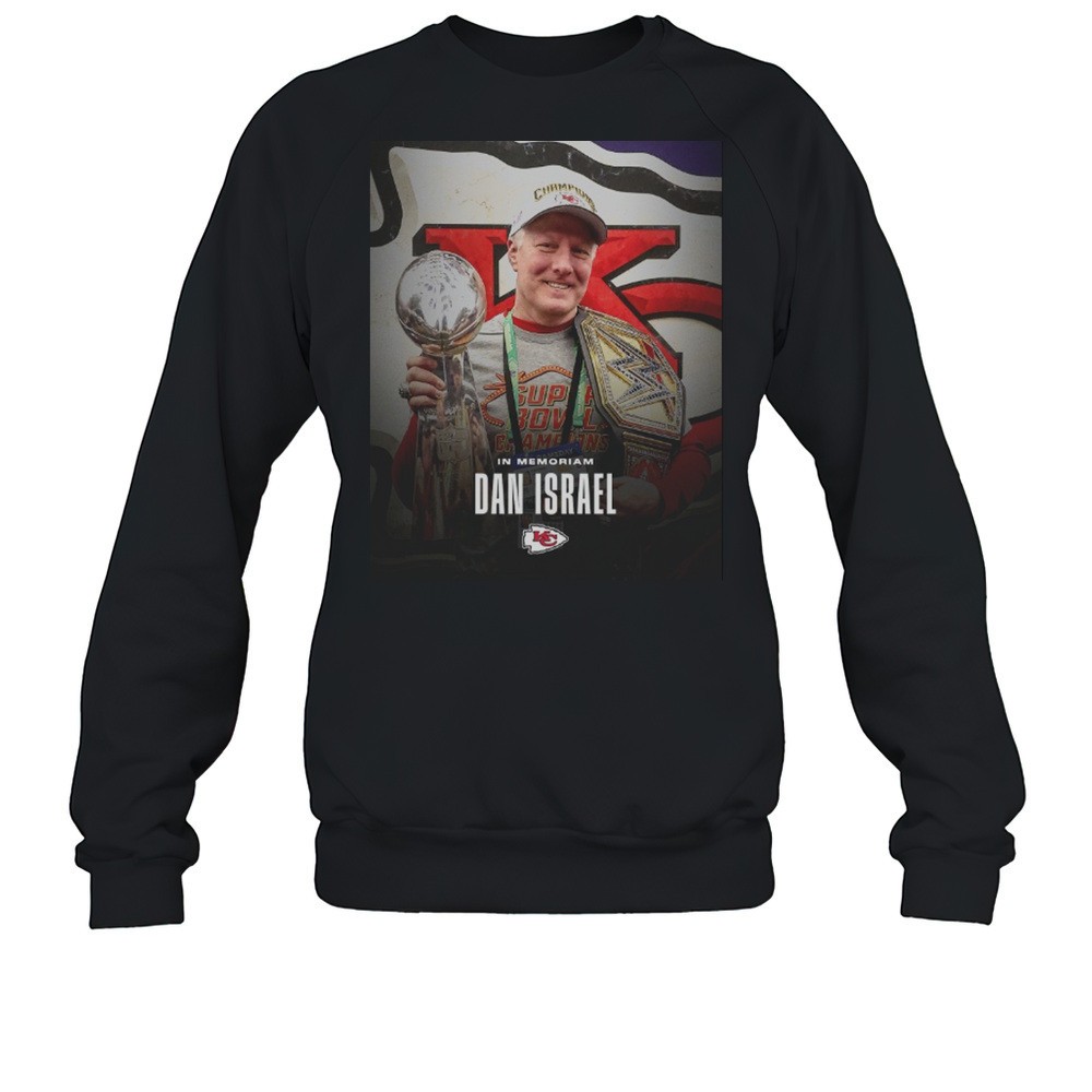Kansas City Chiefs NFL Football In Memoriam Dan Israel Poster T-shirt