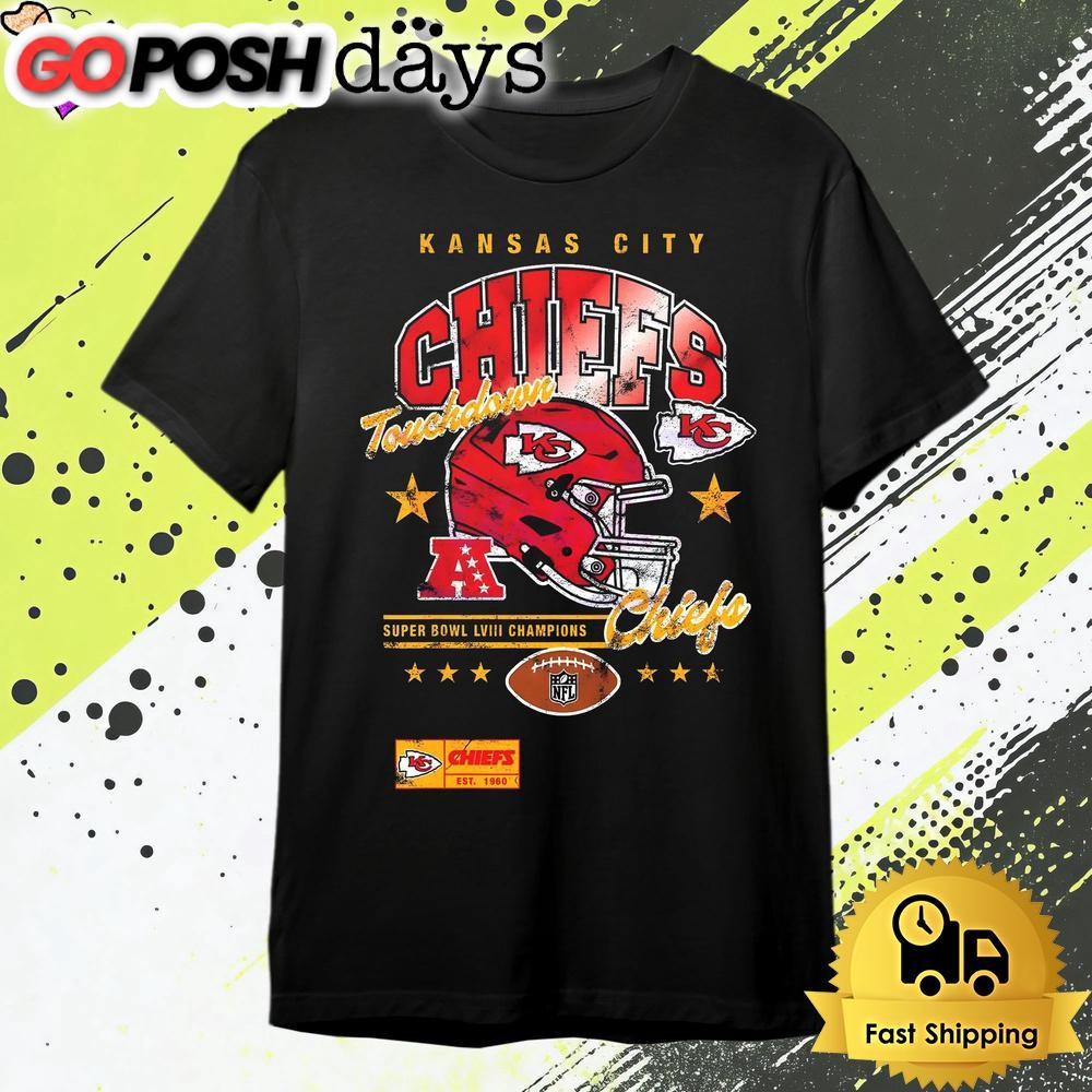 Kansas City Chiefs Touchdown Super Bowl Lviii Champions T Shirt