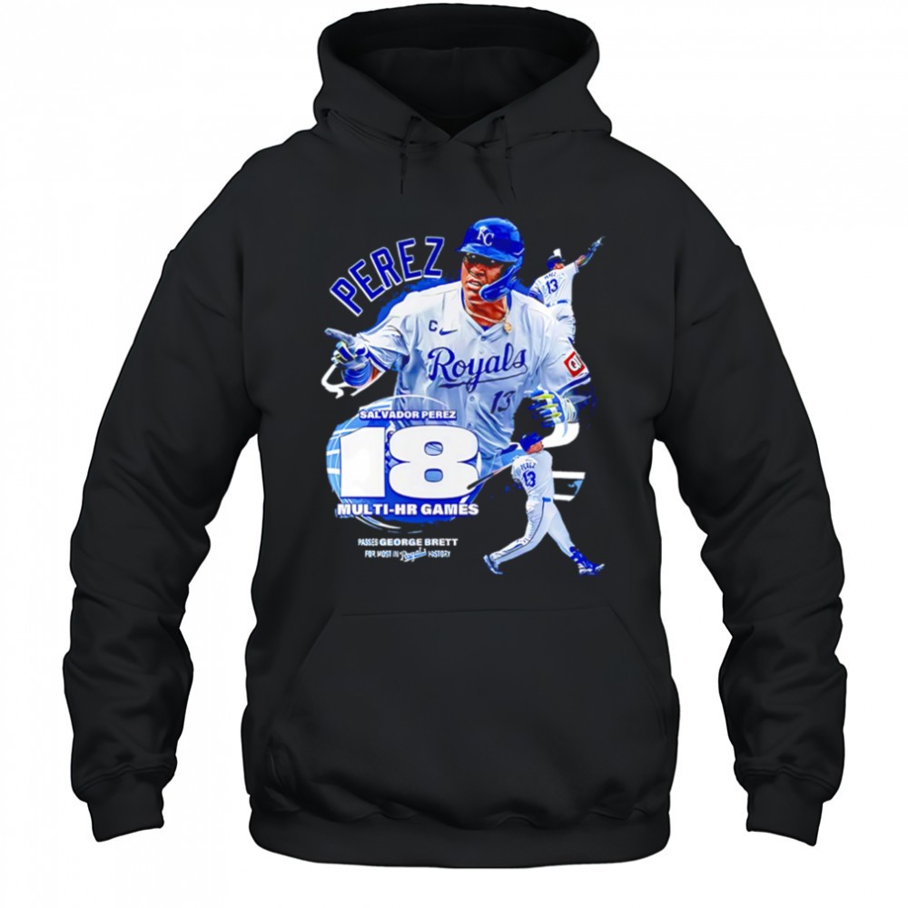 Kansas City Royals Salvador Perez 18 Multi-hr Games shirt