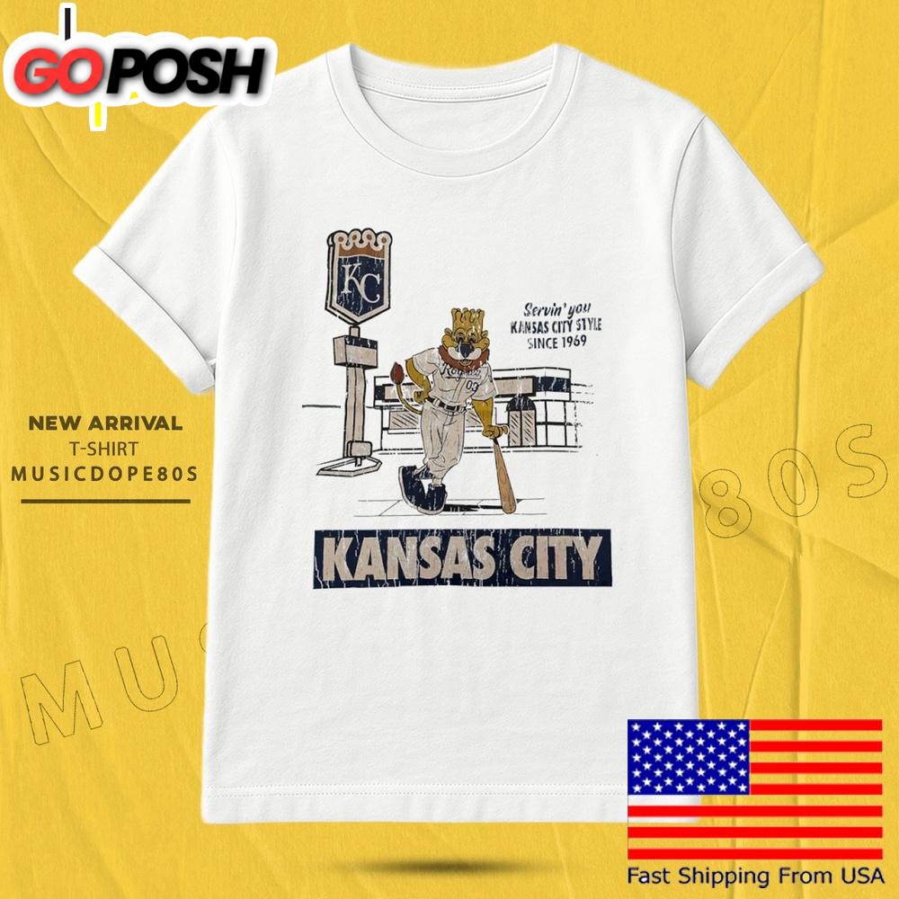 Kansas City Royals Servin’ You Since 1969 Mascot T Shirt