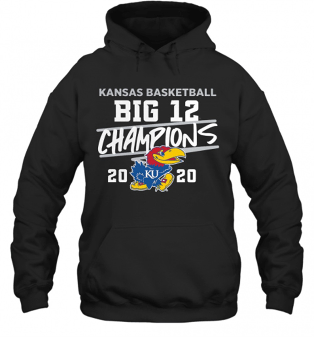Kansas Jayhawks 2020 Big 12 Basketball Champions T-Shirt