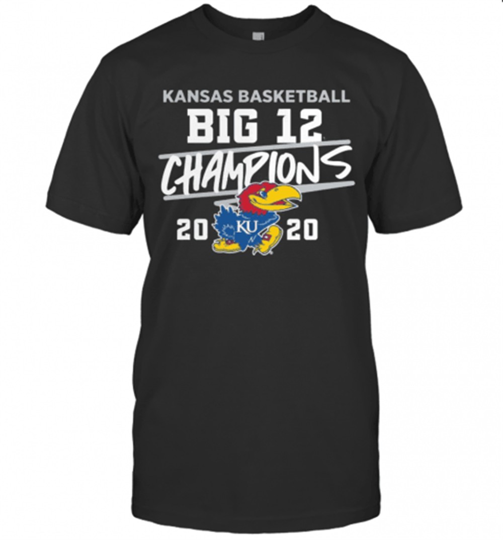 kansas-jayhawks-basketball-big-12-champions-2020-t-shirt-40hgaiet Kansas Jayhawks Basketball Big 12 Champions 2020 T-Shirt