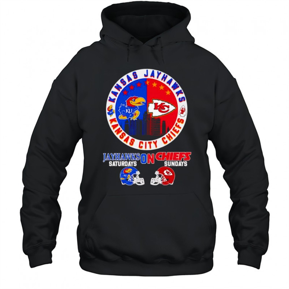 Kansas Jayhawks on Saturdays Chiefs on Sundays shirt