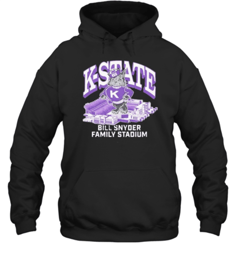 Kansas State Wildcats Bill Snyder Family Stadium Mascot T-Shirt