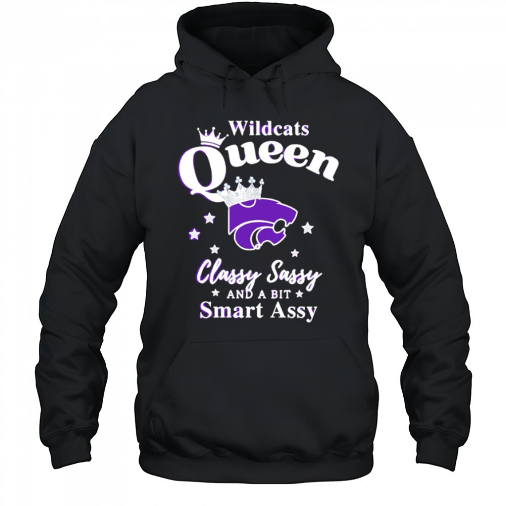 Kansas State Wildcats Queen classy sassy and a bit smart assy shirt