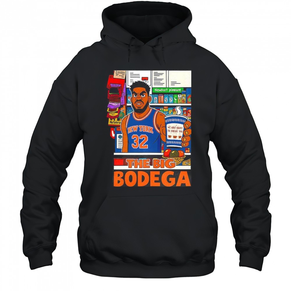 Karl-Anthony Towns New York Knicks NBA the big Bodega we are happy to serve you shirt