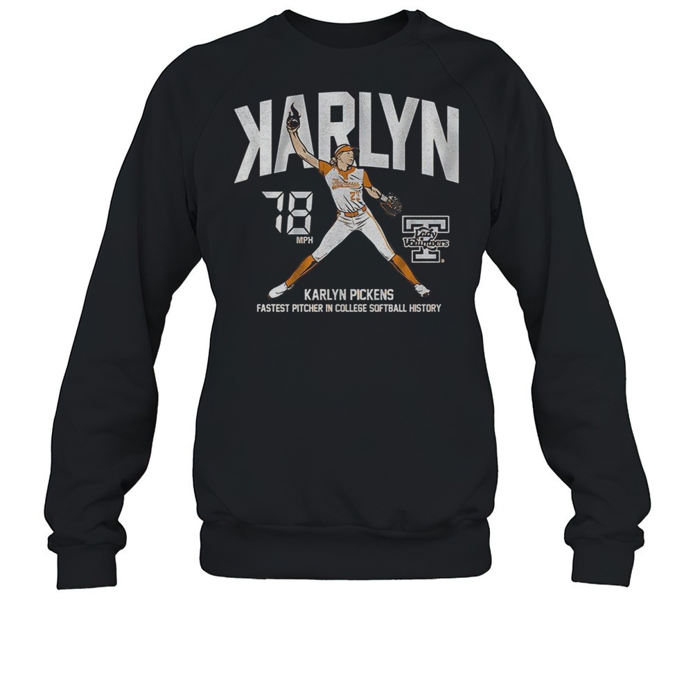 Karlyn Pickens Tennessee Lady Volunteers Softball Backwards K Vintage Shirt