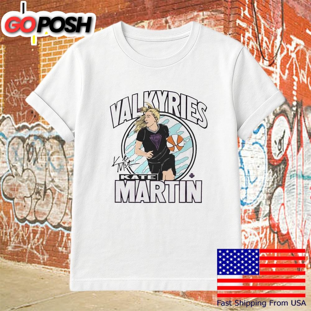 Kate Martin Violet Golden State Valkyries Signature T-Shirt