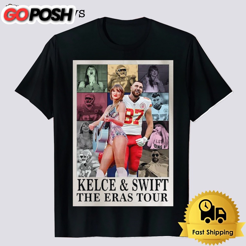Kelce And Taylor Swift The Eras Tour 2024 Unisex T-Shirt
