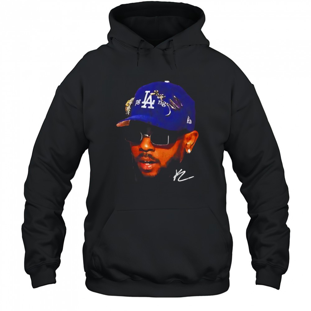 Kendrick Lamar Big head hat LA shirt