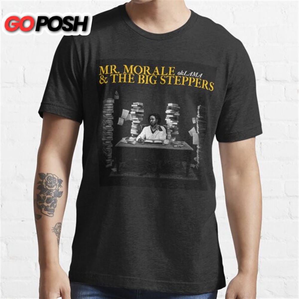 Kendrick Lamar Mr. Morale Oklama Tour 2025 Masmei Essential Unisex Black T-shirt