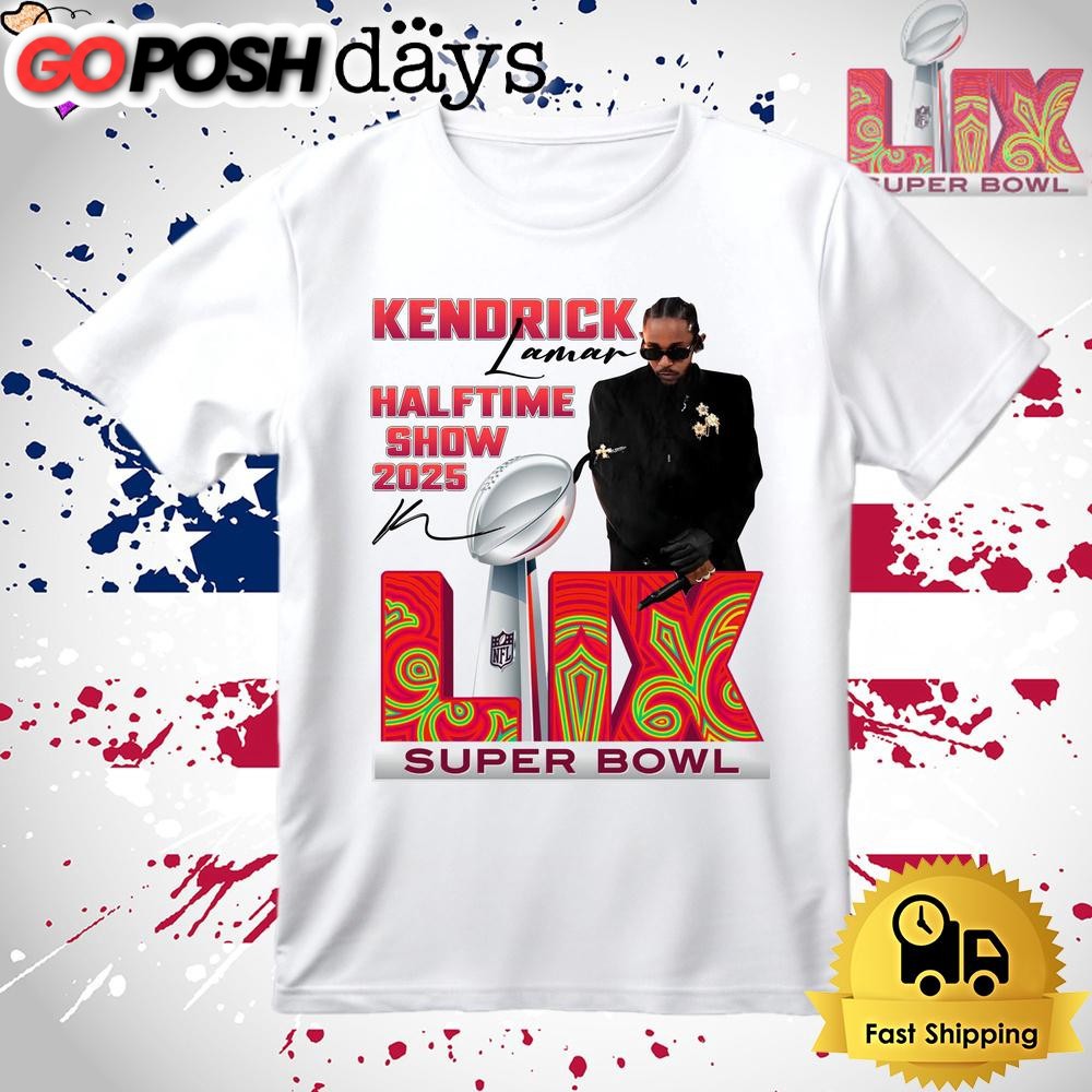 Kendrick Lamars 2025 Super Bowl Lix T Shirt