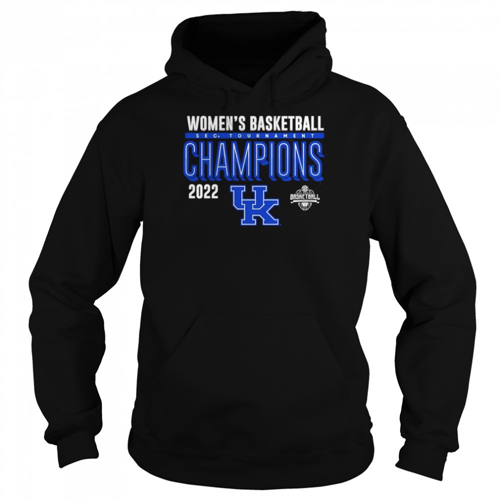 Kentucky Wildcats 2022 SEC Womens Basketball Conference Tournament Champions T-shirt