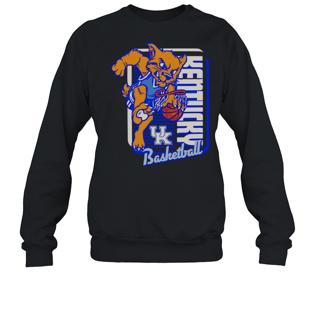 Kentucky Wildcats Basketball Mascot Dunk Shirt