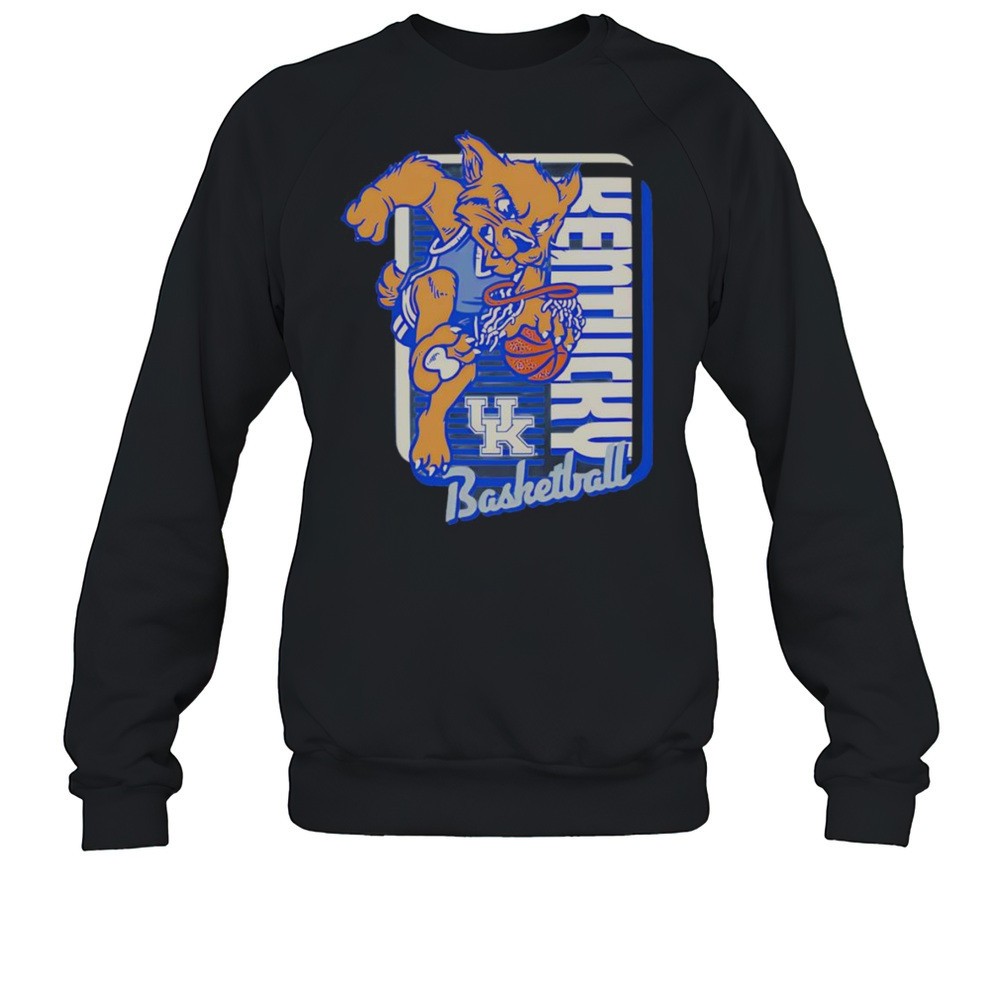 Kentucky Wildcats Basketball Mascot Dunk Shirt