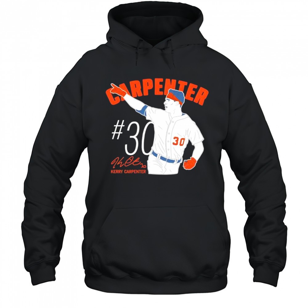 Kerry Carpenter Detroit Tigers Baseball MLB Signature Shirt