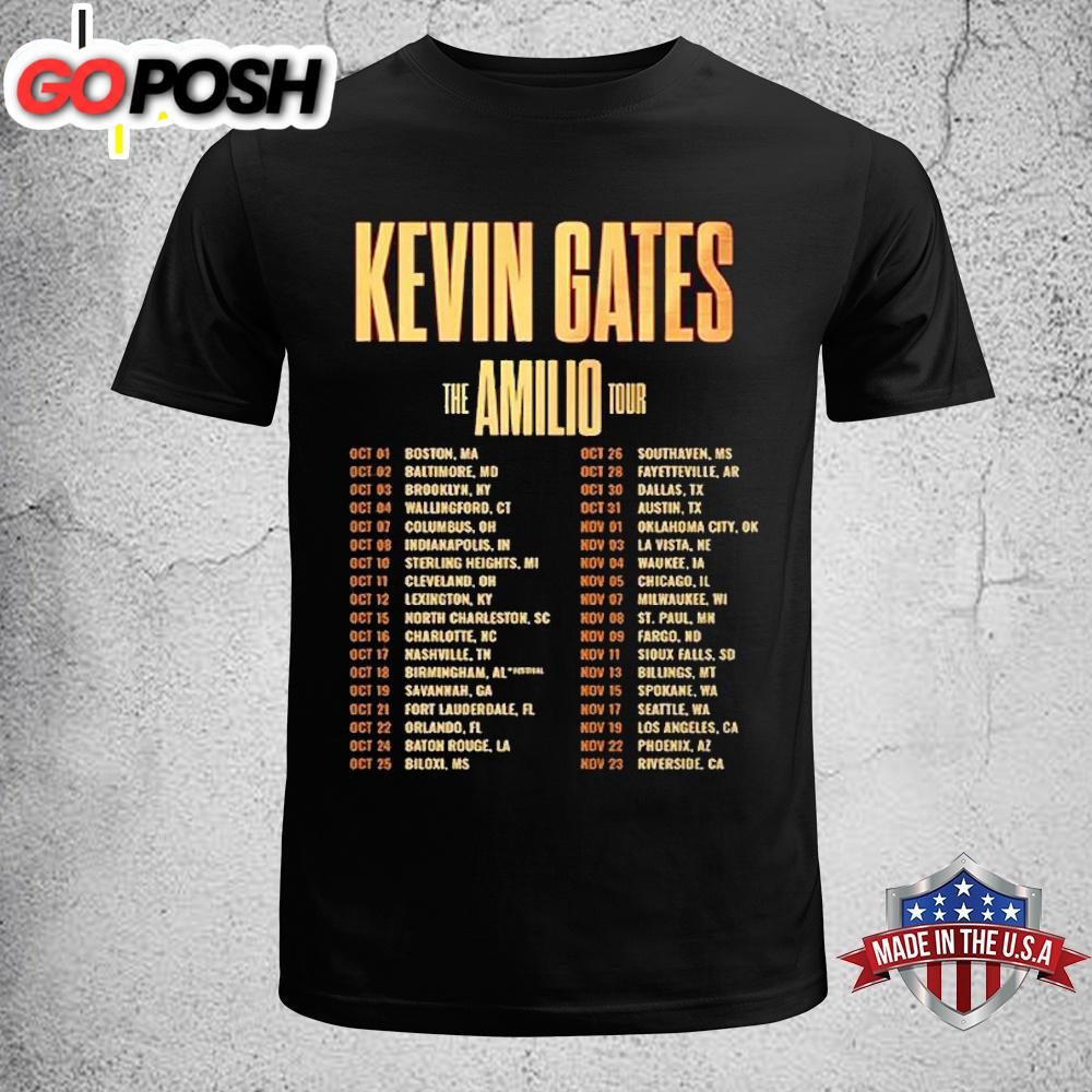 Kevin Gates The Amilio Tour 2025 Unisex T-Shirt