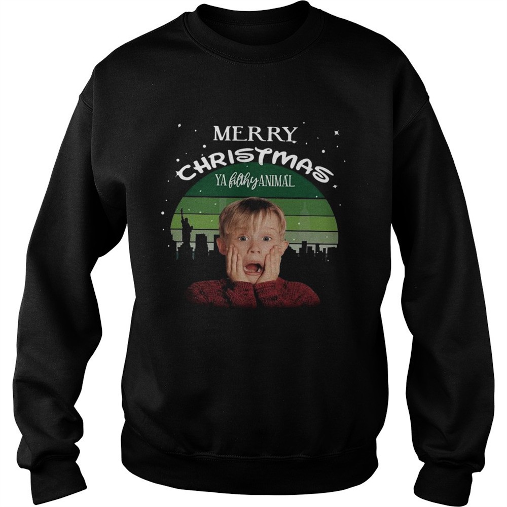 Kevin Mccallister merry christmas ya filthy animal shirt