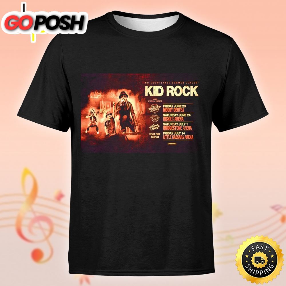 Kid Rock Announces June 2025 U.S. Tour Dates Unisex T-Shirt