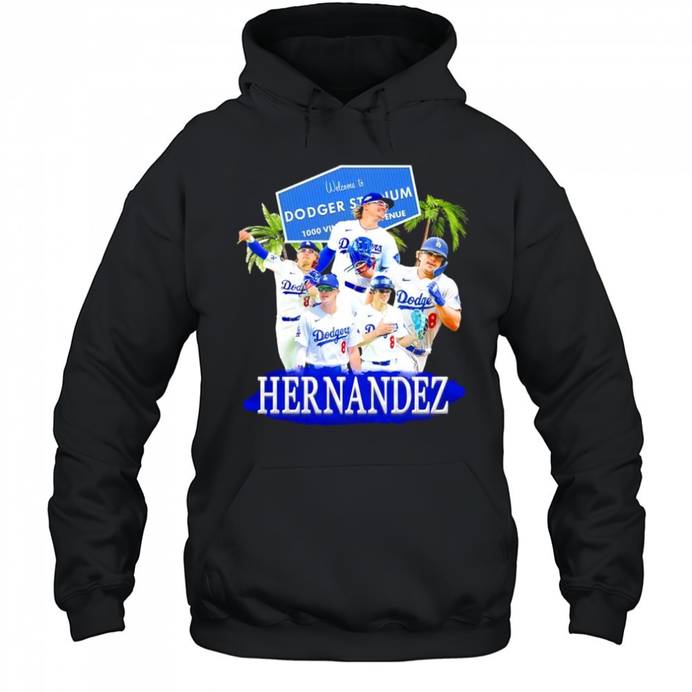 Kiké Hernandez welcome to Los Angeles Dodger Stadium shirt