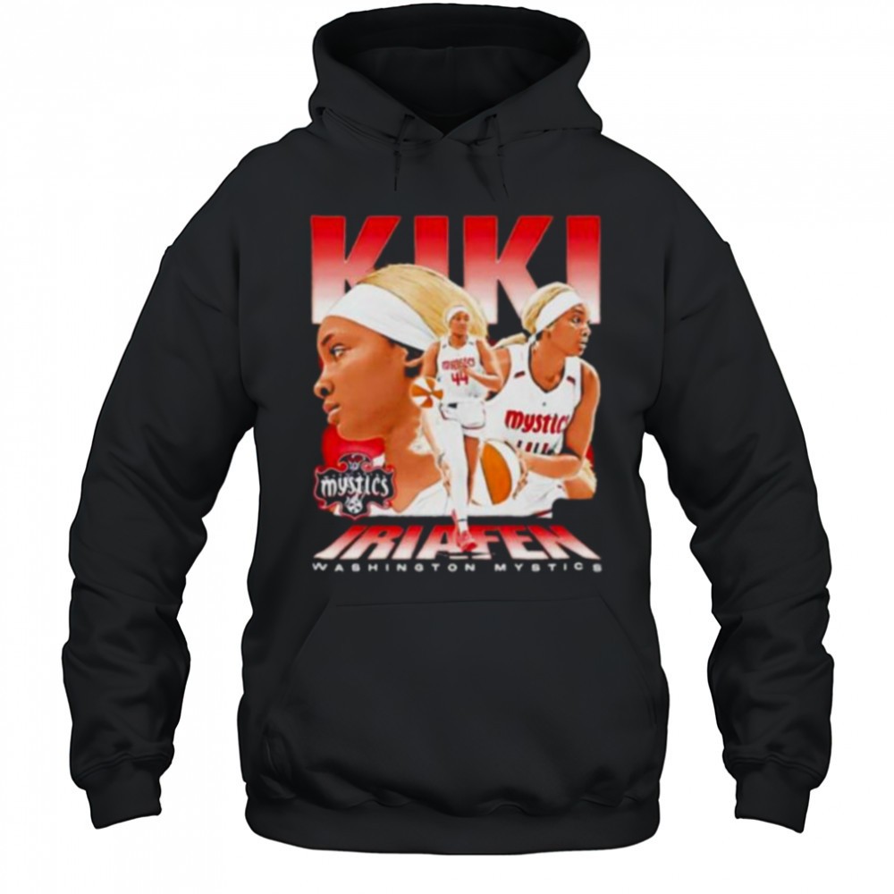 Kiki Iriafen picture collage Washington Mystics Shirt