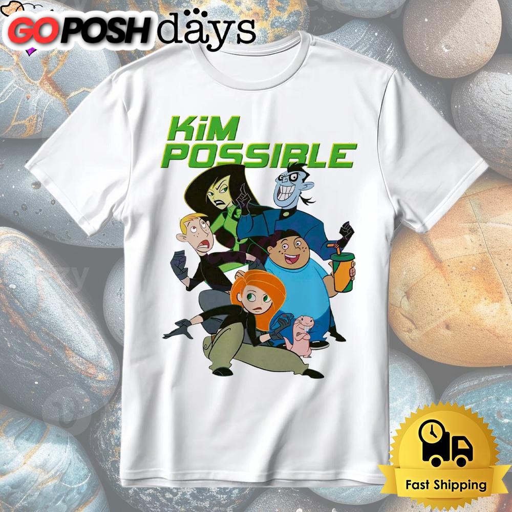 Kim Possible And Friends Retro Cast Cartoon Shirt