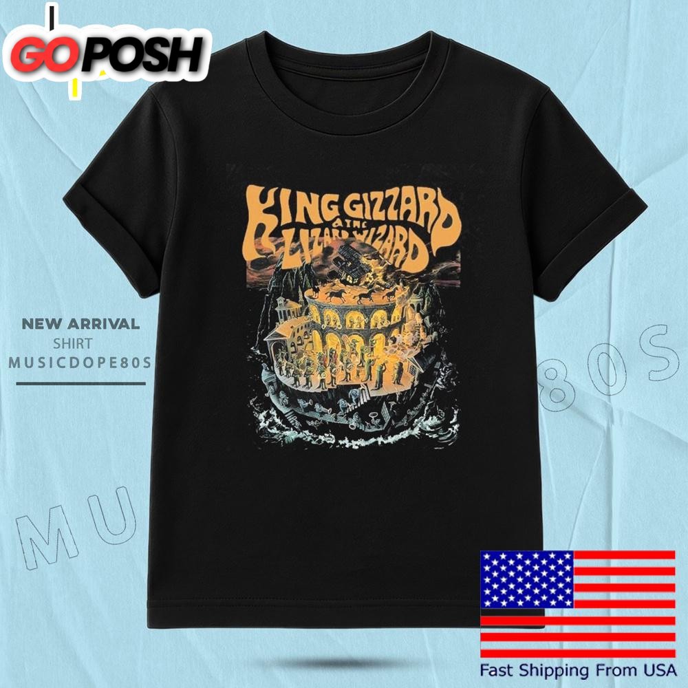 King Gizzard And The Lizard Wizard Phantom Island Album Cover T Shirt