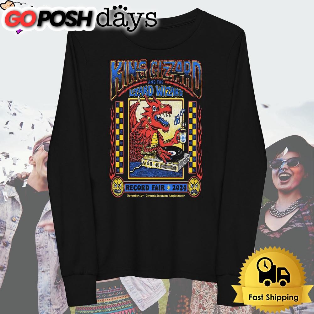 king-gizzard-and-the-lizard-wizard-show-at-austin-tx-november-15-2024-t-shirt-xi9coz6e King Gizzard And The Lizard Wizard Show At Austin TX November 15 2024 T Shirt