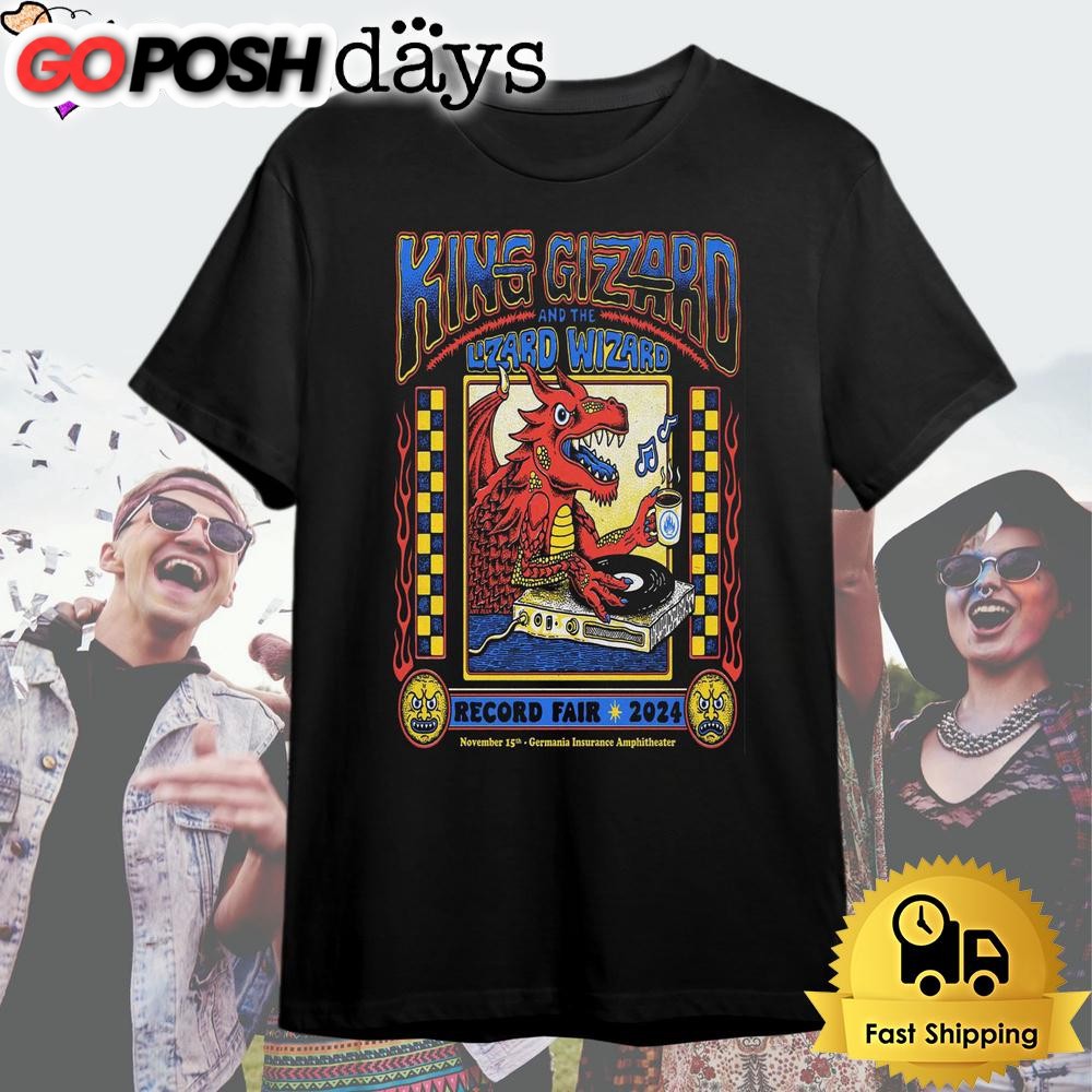 King Gizzard And The Lizard Wizard Show At Austin TX November 15 2024 T Shirt