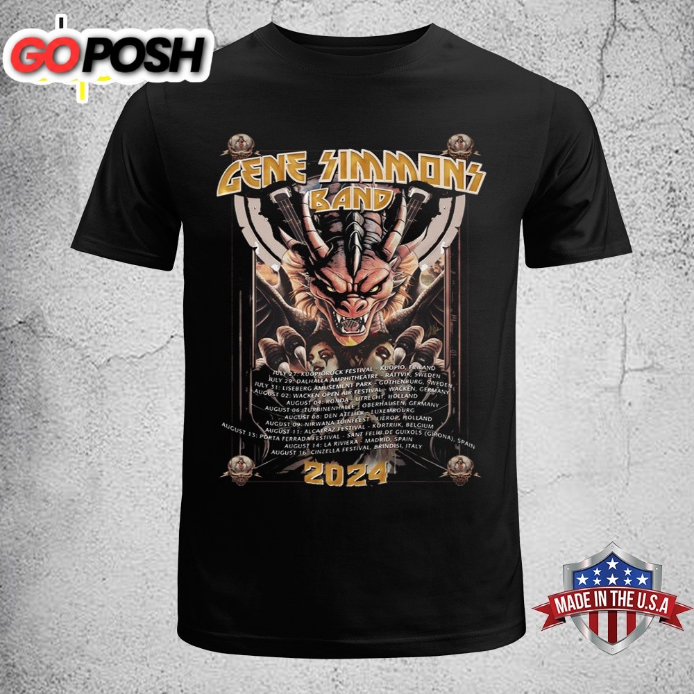 Kiss Europe Tour On July 27th At The Kuopiorock Festival In Finland Unisex T-Shirt