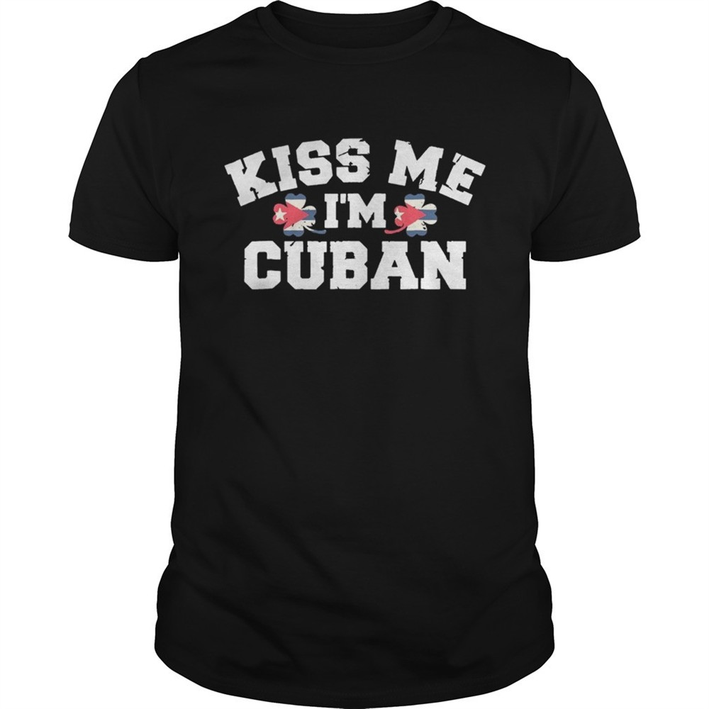 kiss-me-im-cuban-funny-christmas-tshirt-jcsqog4t Kiss Me Im Cuban Funny Christmas TShirt