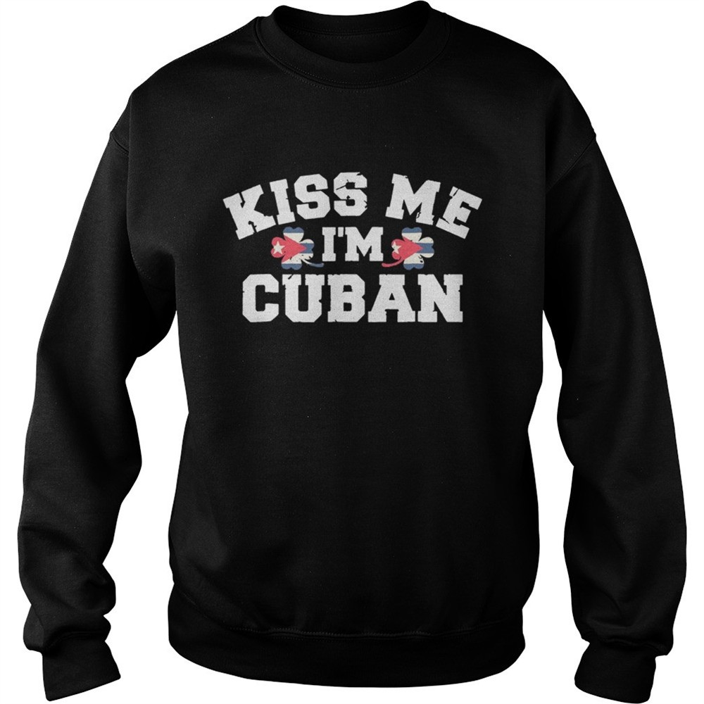 Kiss Me Im Cuban Funny Christmas TShirt