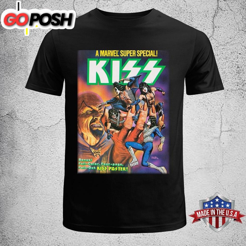 Kiss Paster The Second Marvel Kiss Comic Super Special Unisex T-Shirt