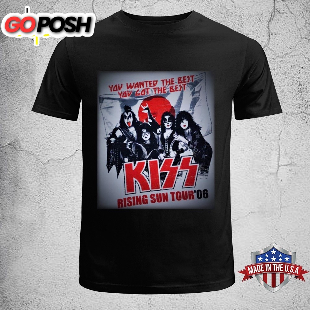 Kiss Rising Sun Japan Tour At Rainbow Hall In Nagoya Unisex T-Shirt
