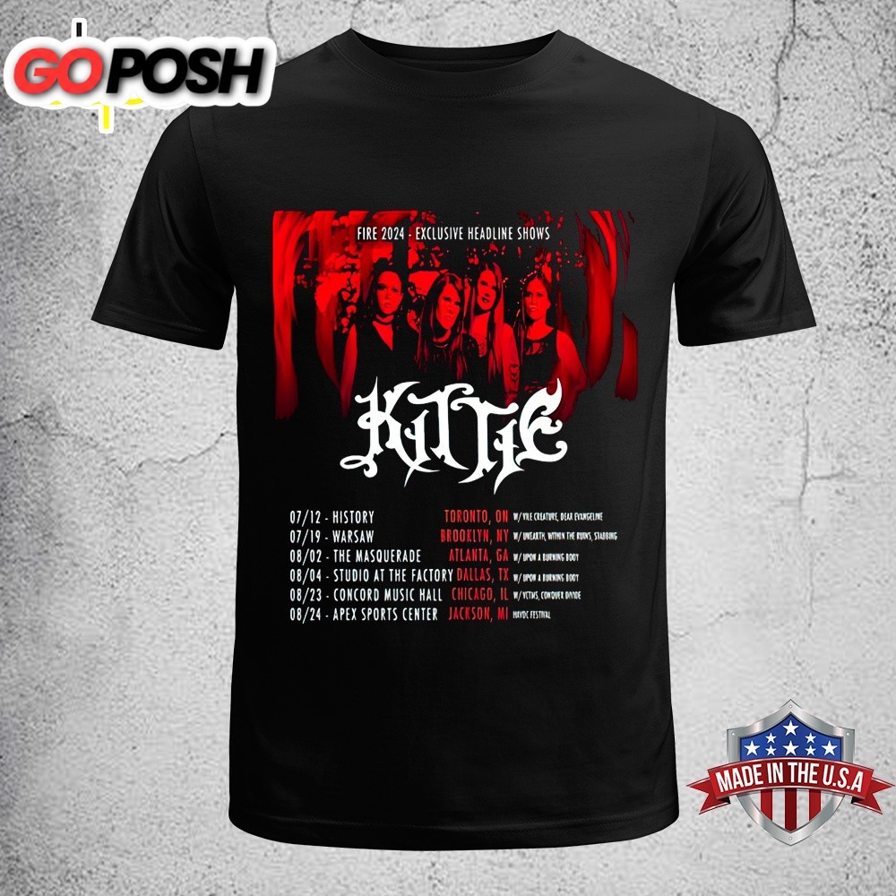 Kitte Fire 2025 Tour Start At Toronto ON On July 12th 2025 Unisex T-Shirt