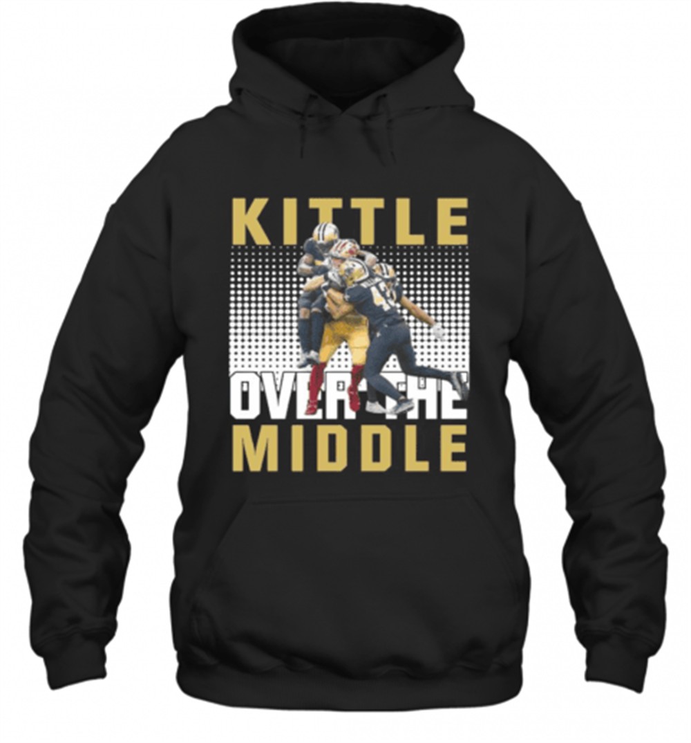 Kittle Over The Middle Football T-Shirt