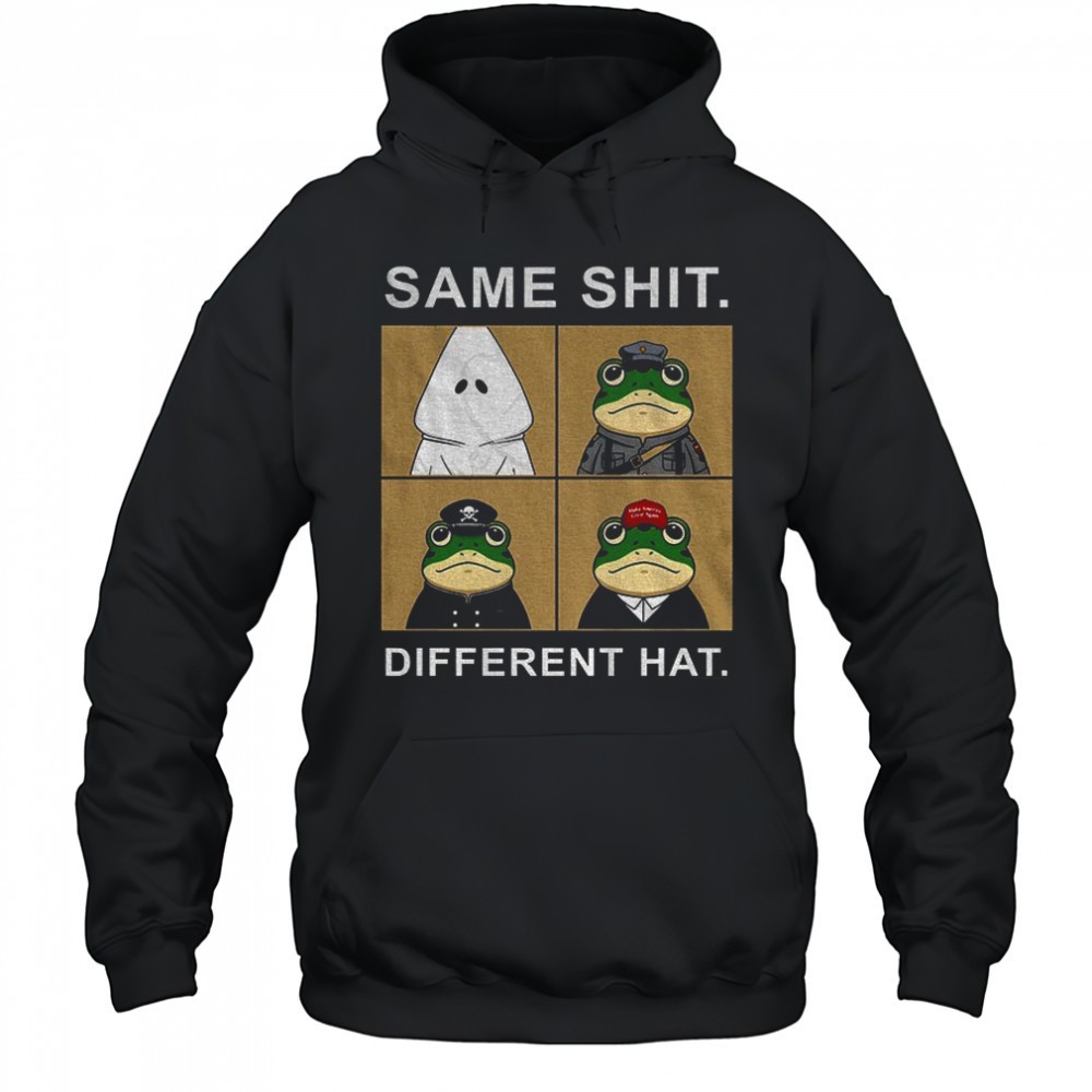 KKK Portland frog same shit different hat anti Trump political shirt