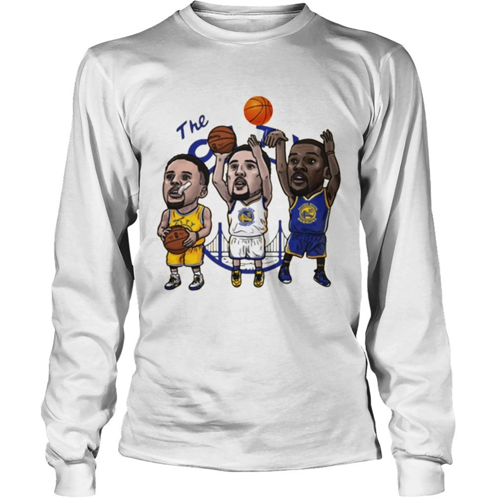 klay-thompson-steph-curry-kevin-durant-cartoon-golden-state-shirt-yxkqotfk Klay Thompson Steph Curry Kevin Durant Cartoon Golden state shirt