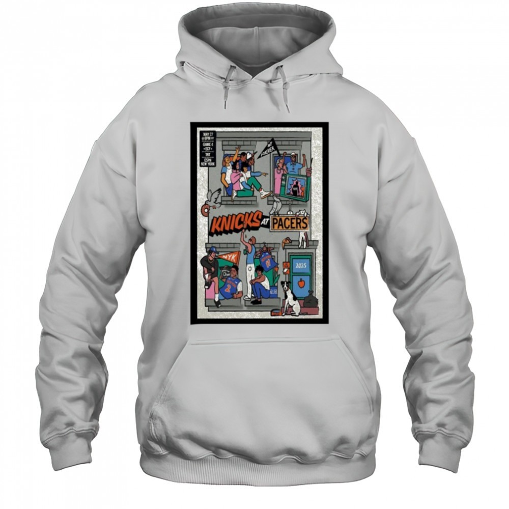 Knicks Vs Pacers May 27 2025 Game 4 Poster shirt