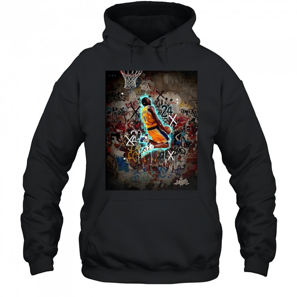 Kobe Bryant Los Angeles Lakers NBA graffiti shirt