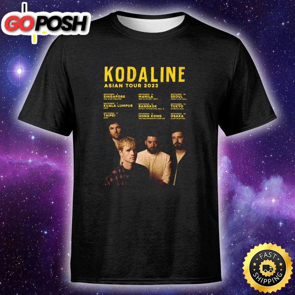 Kodaline Announces Asia Tour 2025 Unisex T-shirt