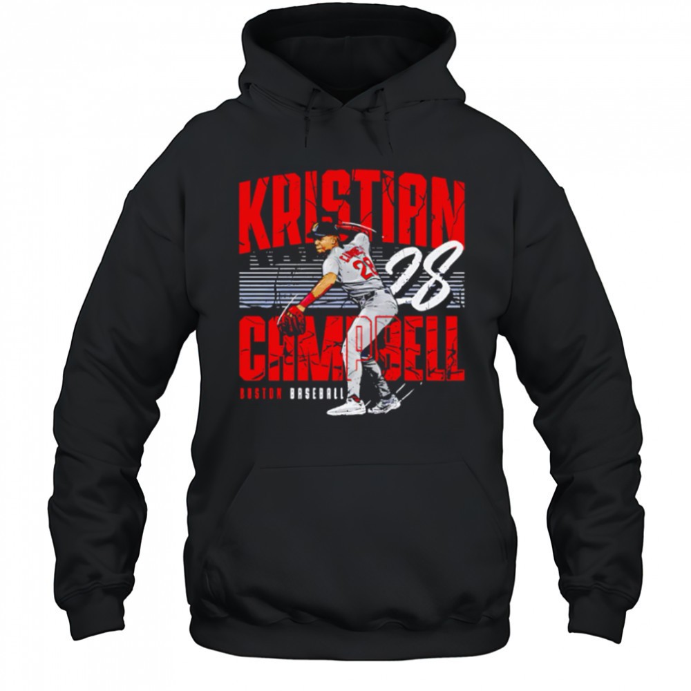 Kristian Campbell 28 Boston Player Name baseball retro shirt