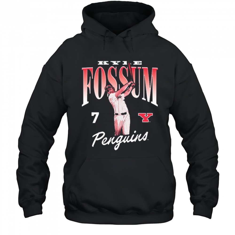 Kyle Fossum 7 Youngstown State Penguins baseball NCAA Division I 2025 t-shirt