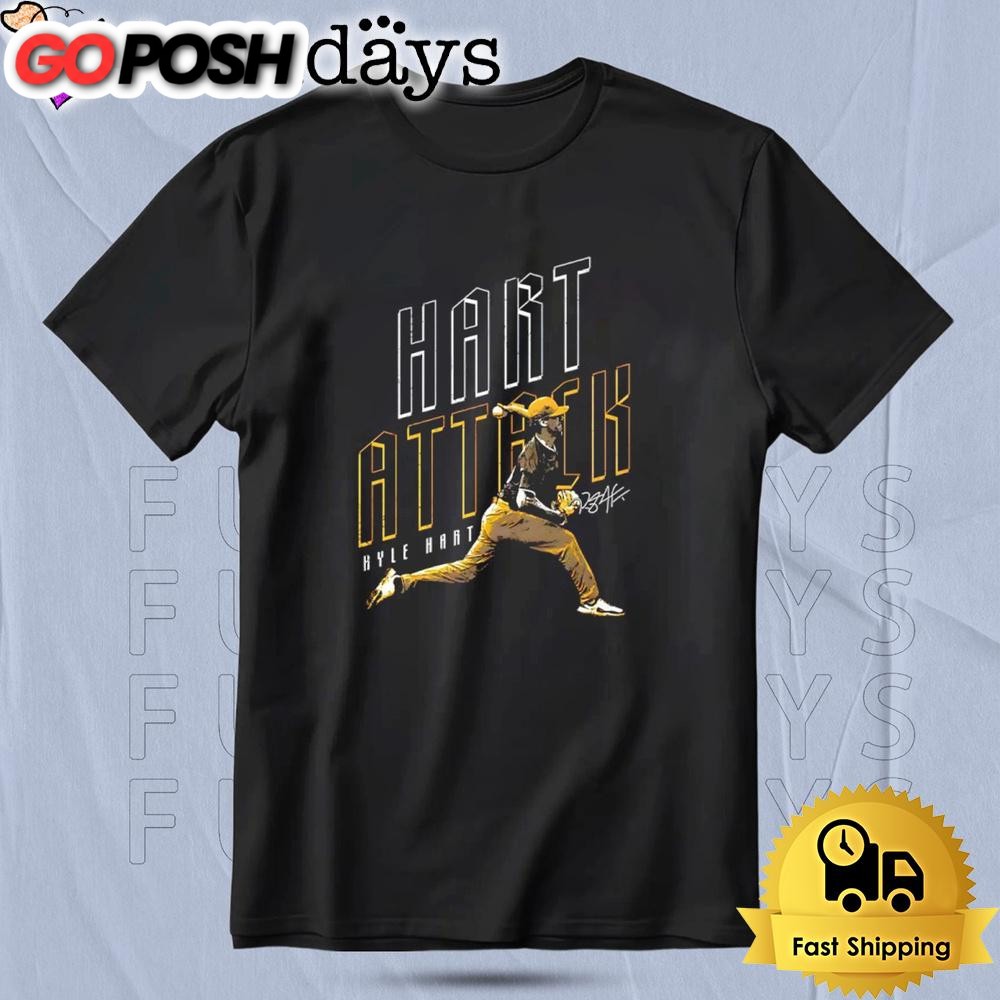 Kyle Hart San Diego Padres Hart Attack Signature T Shirt