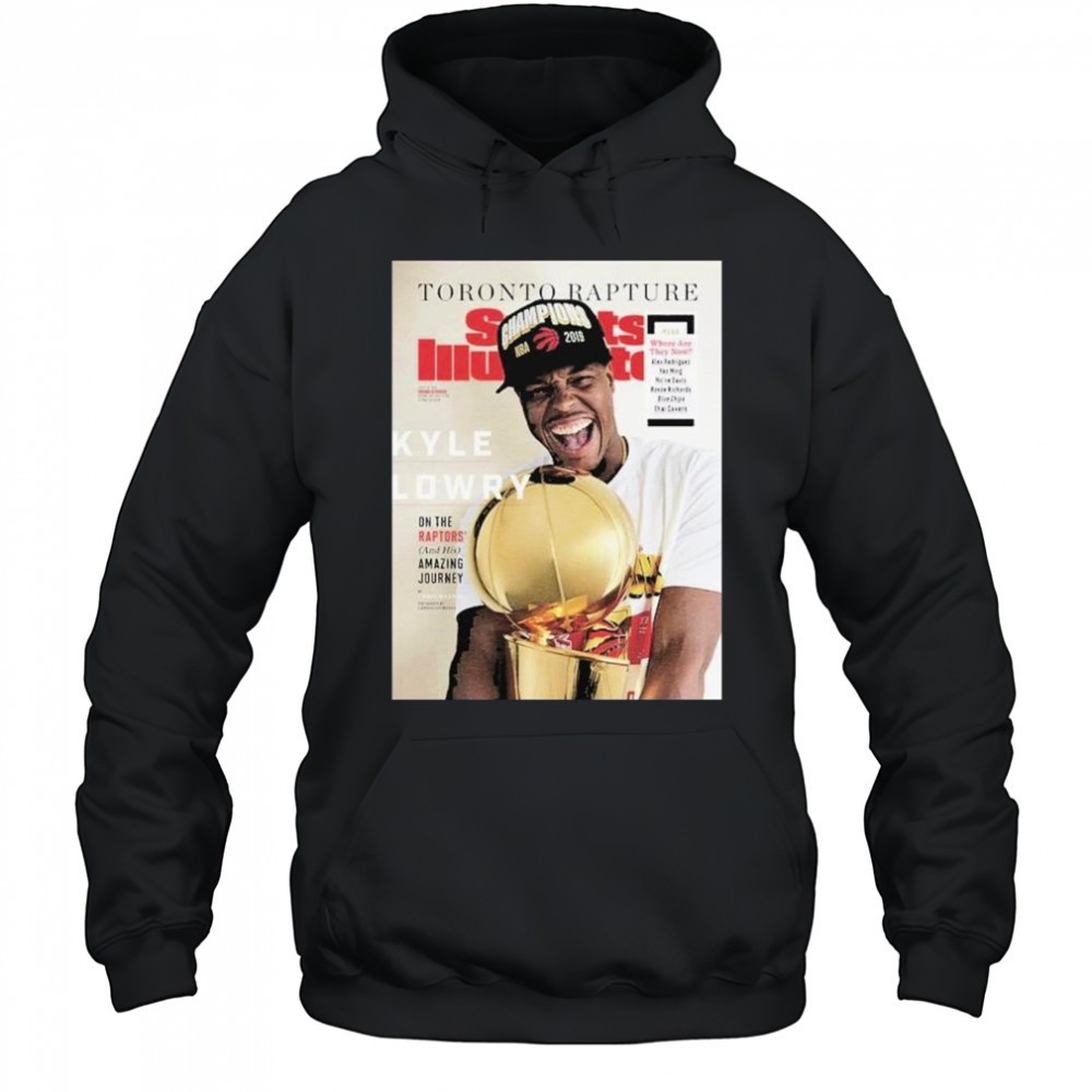 Kyle lowry toronto raptors NBA sports illustrated cover shirt