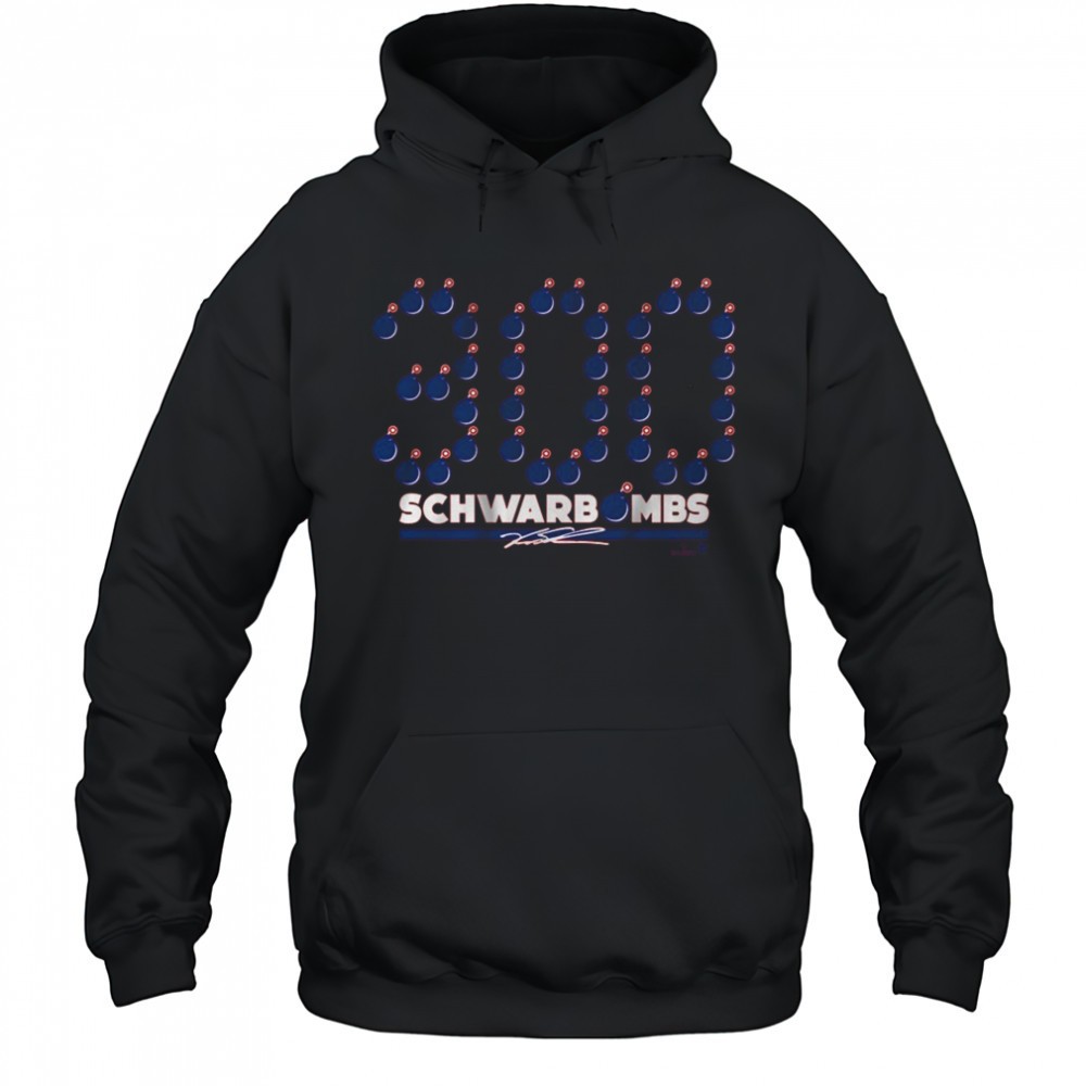Kyle Schwarber 300 Schwarbombs Philadelphia Phillies MLB Signature t-shirt